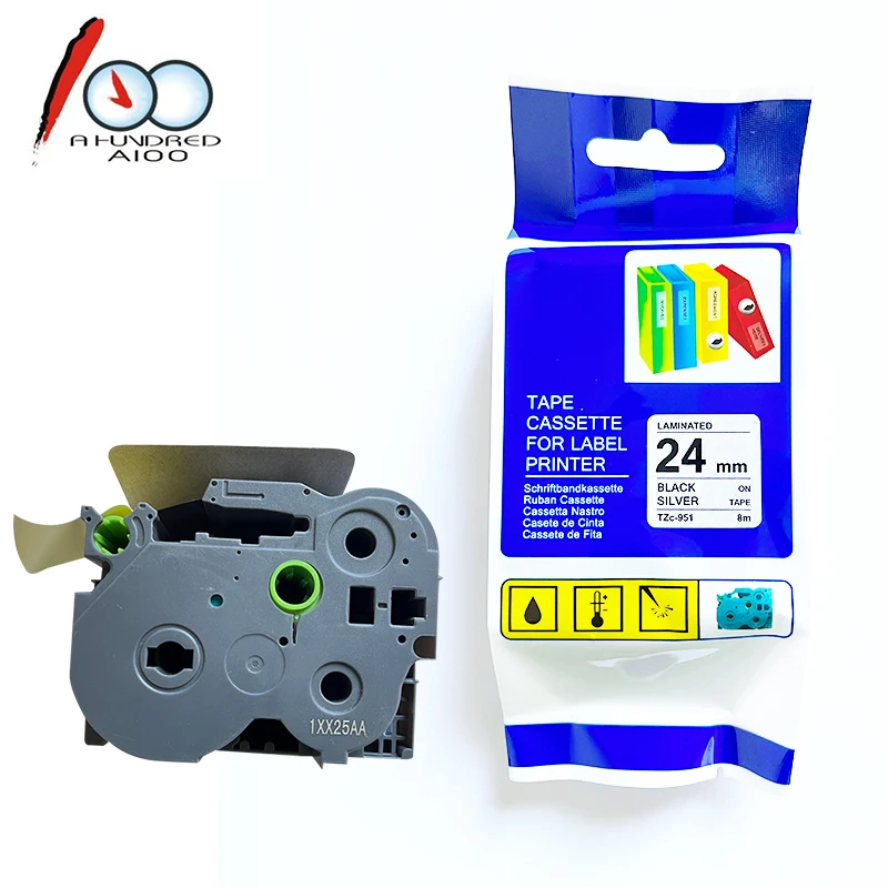 Compatible Brother Tze152 Tze151 Tze 155 TZ751 Tze851 Tze951 Tze-M951 24mm*8m laminated tape cassette