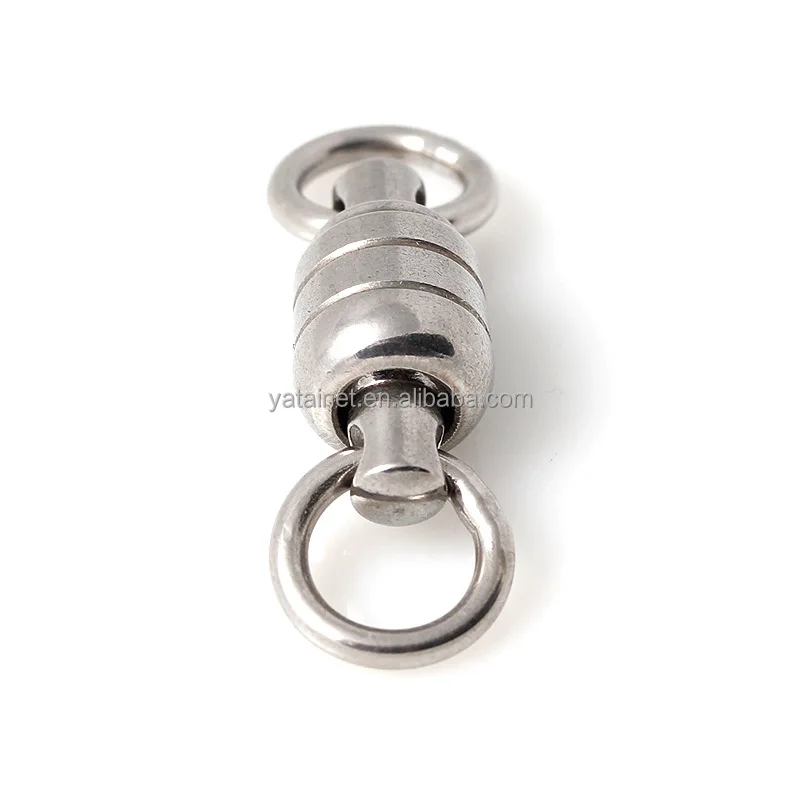 Stainless Steel Fishing Ball Bearing Swivel with Solid Ring