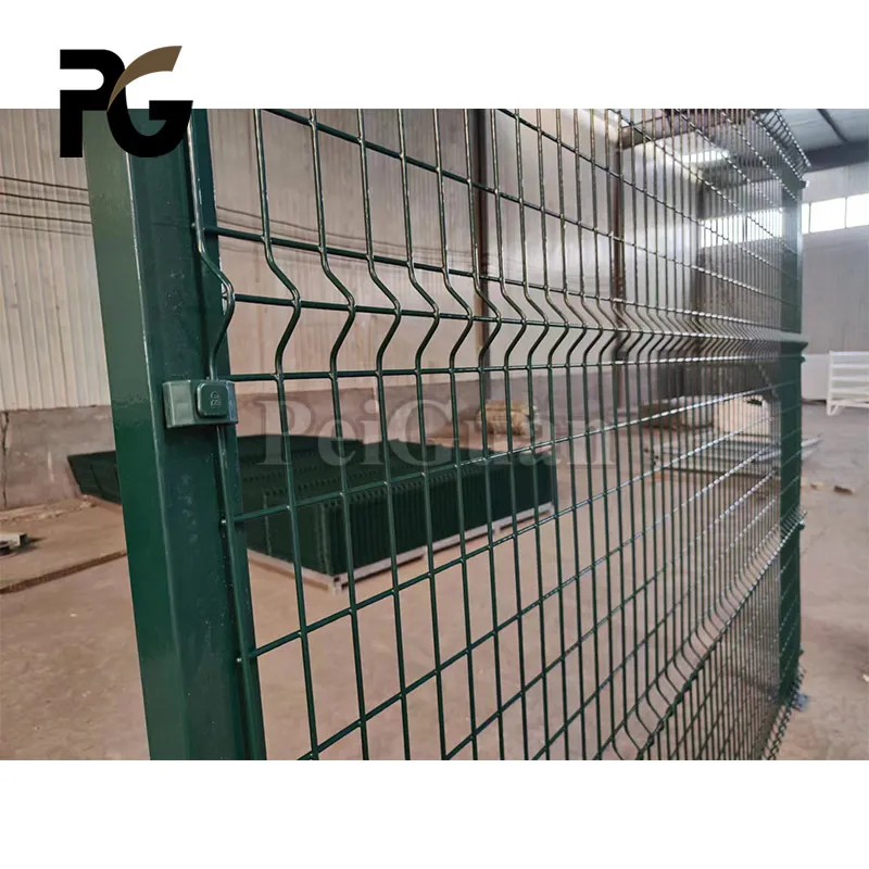 Welded Wire Mesh Fence 6x6 Reinforcing Welded Garden Mesh 3D Curved Pvc Coated Fence