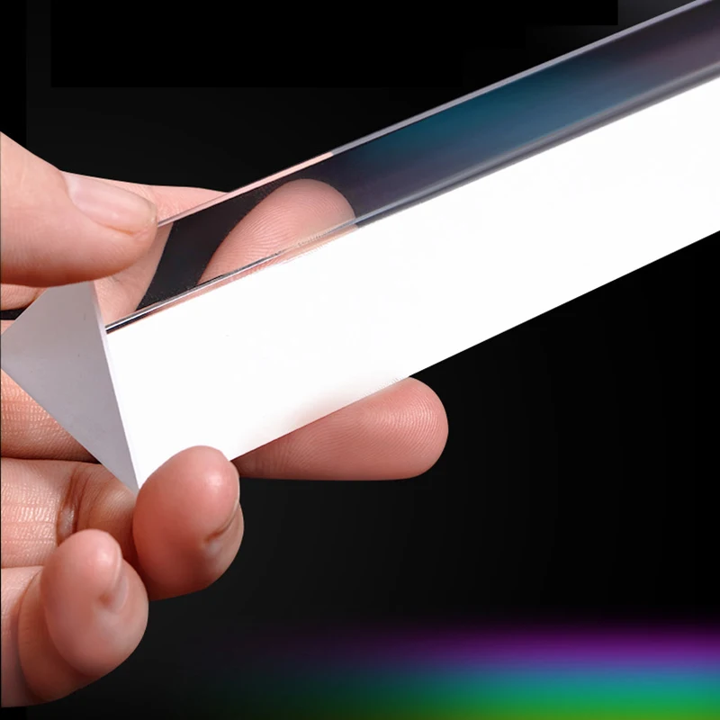 Factory Sourcing Wholesale clear Hanging Glass Crystal Optical Large Prisms
