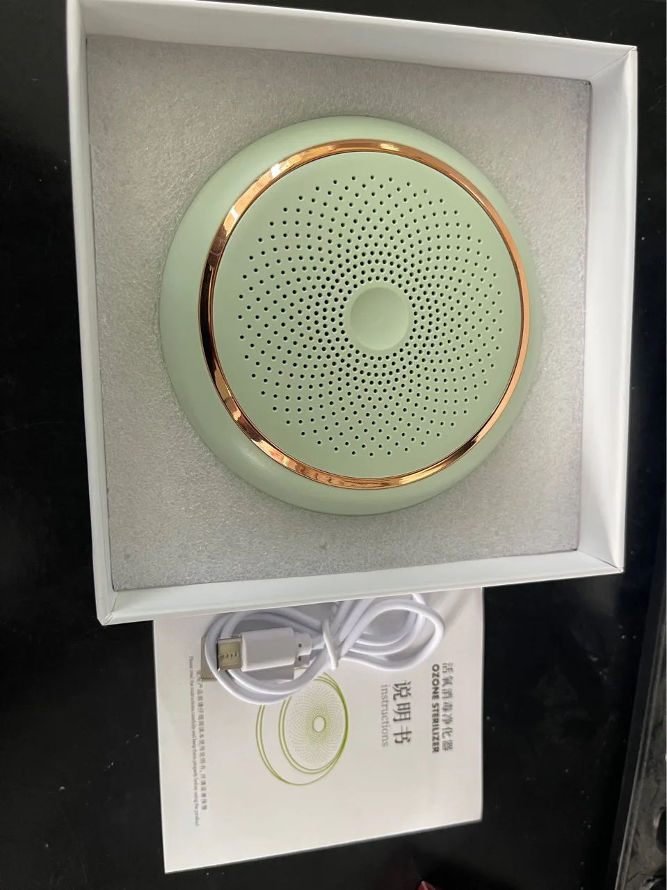 Portable Rechargeable Wireless Ozone Generator Deodorization Sterilizer Mini Air Purifier