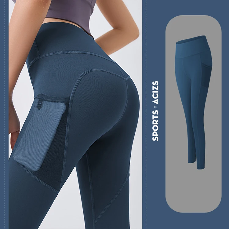 
New style hot sale women compression leggings custom logo high quality women yoga leggings with pockets 