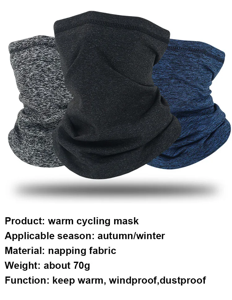 Winter Half Face Outdoor Cycling Facemask Neckerchief Motorcycle Bandana Cycling Fishing Skiing Face Mask