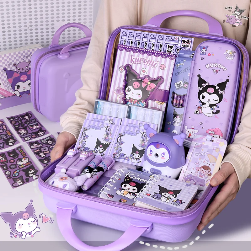 Рождественские подарки для детей Sanrio Милая креативная Подарочная коробка канцелярские и школьные принадлежности набор канцелярских принадлежностей