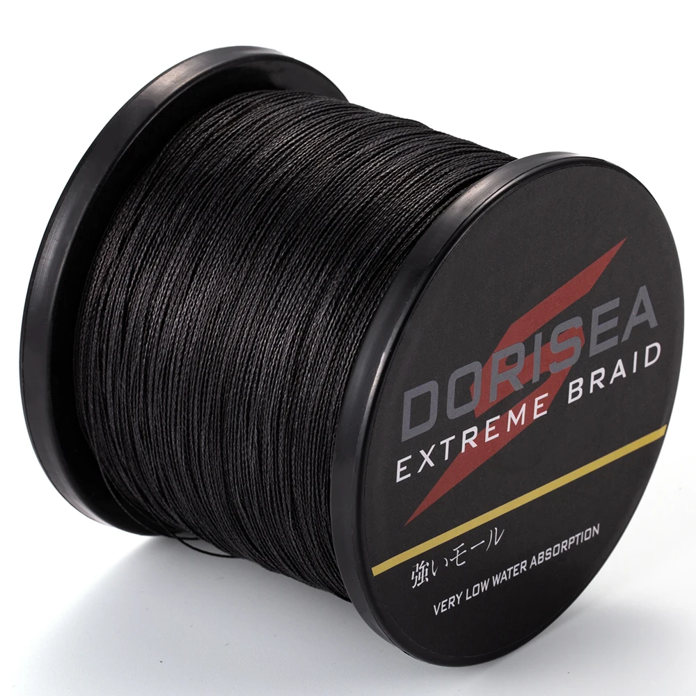 DORISEA оптовым фабричным ценам 4 нити 1000 м 6-100LBS 100% PE плетеная леска