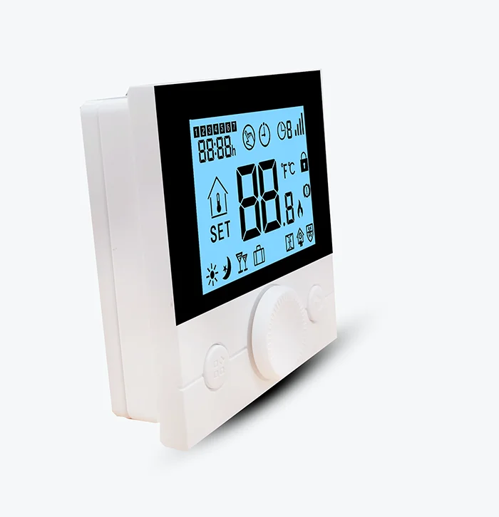 Wireless wifi RF room thermostat controlled by smart phone Tuya Alexa Google assistant compatible