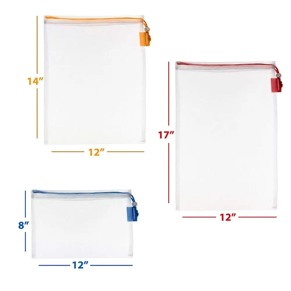 
Custom Logo Eco Friendly Vegetable Fruit Shopping Drawstring Bags Reusable rPET Mesh Bag 