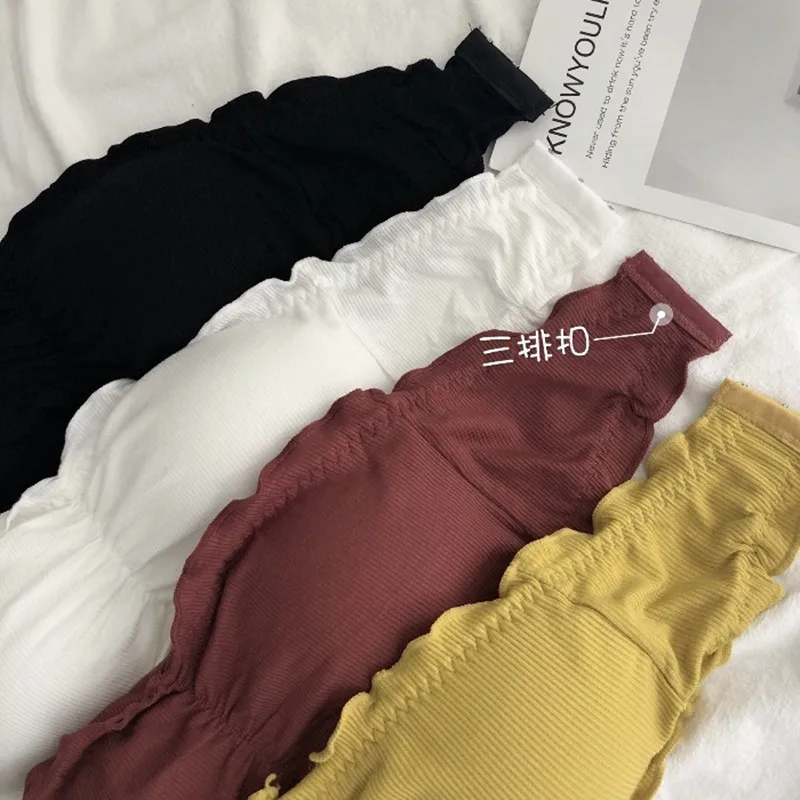 stylish design is now selling bralette back button bra padded tube top breathable ladies tube top chest wrap