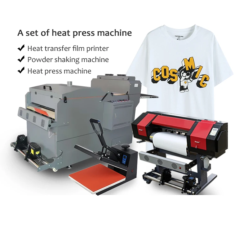 Pyrograph Film Printer Complete Equipment Hot Melt Powder Machine Heat Press Machine For T-shirt Printer