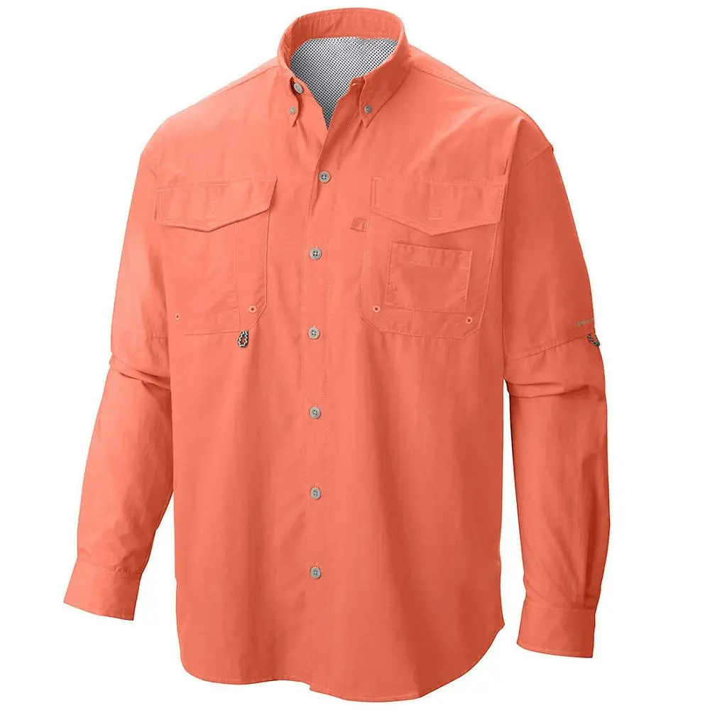 Новейшие уникальные мужские рубашки для рыбалки, УФ-рубашка с длинным рукавом для рыбалки