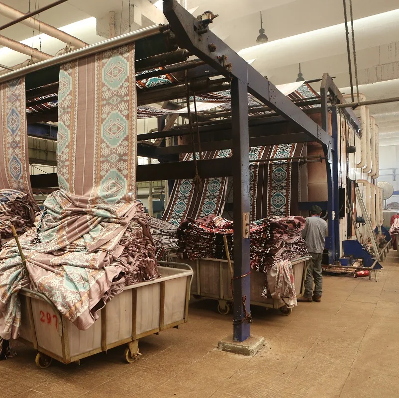 Factory price micro 100% Polyester knitted velvet african fabric warp for curtain