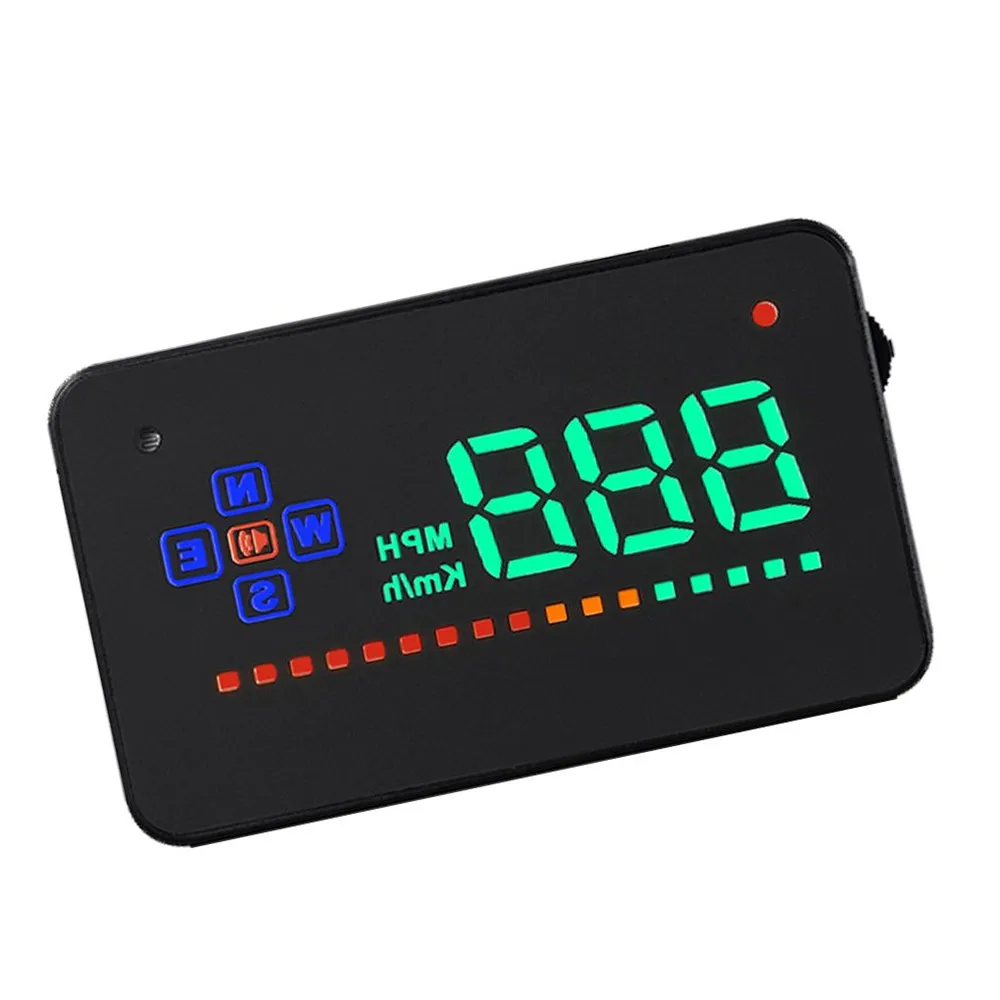 A2 GPS автомобильный проектор HUD, 3,5 дюйма, предупреждение о превышении скорости, спидометр, проектор направления движения в реальном времени