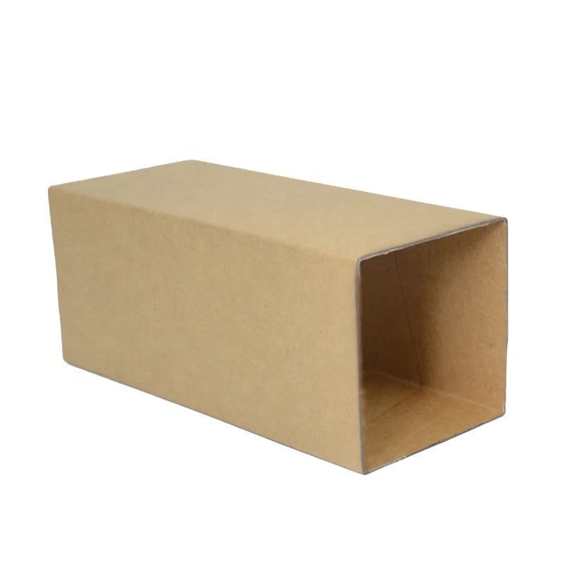 Wholesale custom rectangular kraft paper express wrapping paper tube square paper core tube