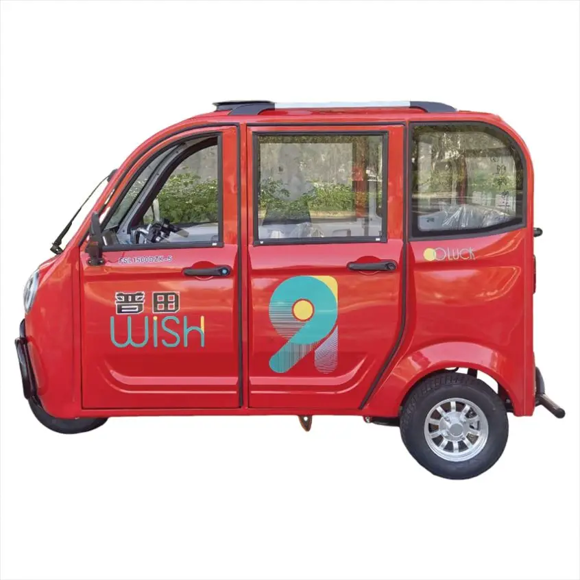 The Listing Automobile New Design Changzhou Cheap 3 Wheel Bike Side Passenger Motorcycle Electric Tricycle