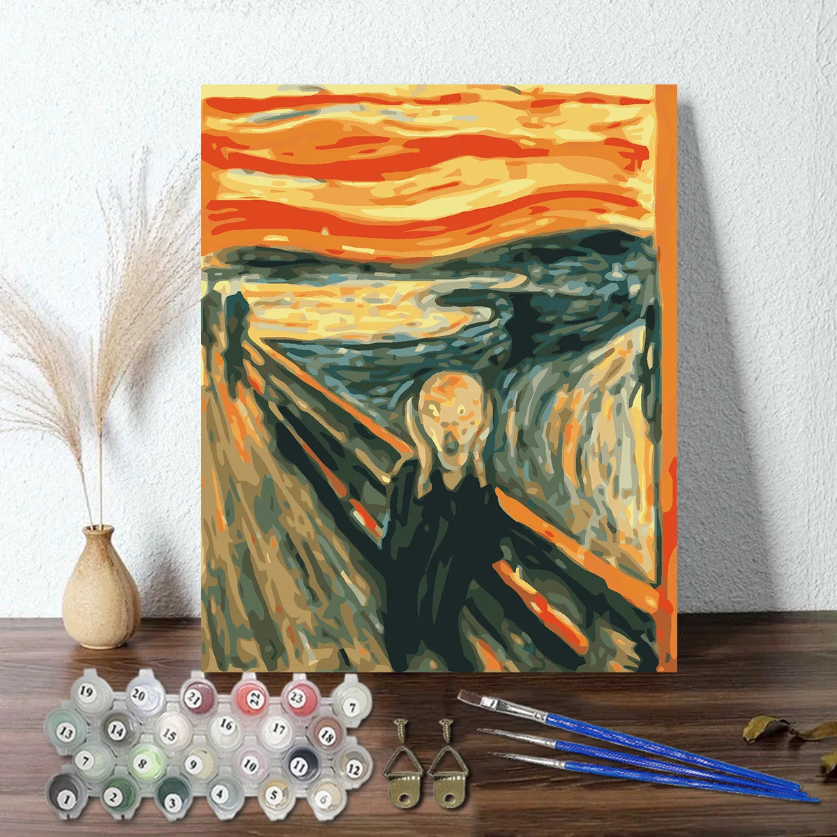 European Flower Life Tree Starry Sky Digital Oil Painting By Numbers On Canvas