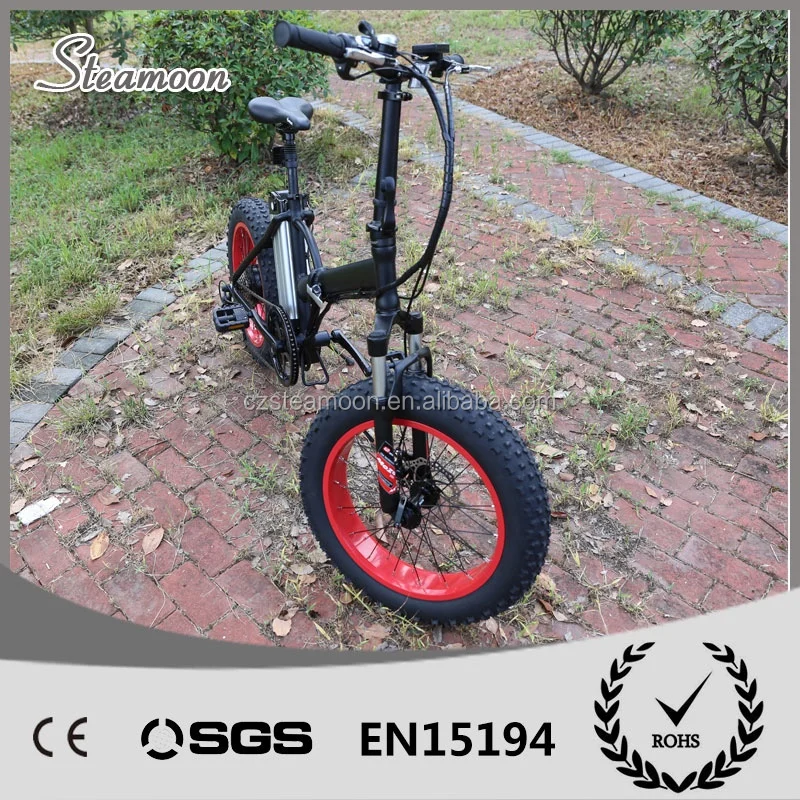 Aluminum Alloy Mini Folding Electric Bike Adults 20-Inch 4.0 Tire Disc Brake 48v 350w Single Speed Tube Sale
