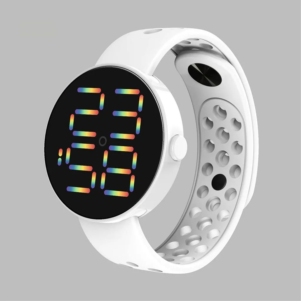 Fashion Digital Watch Clock top unusual futuristic showcase Led Electronic Wristwatch