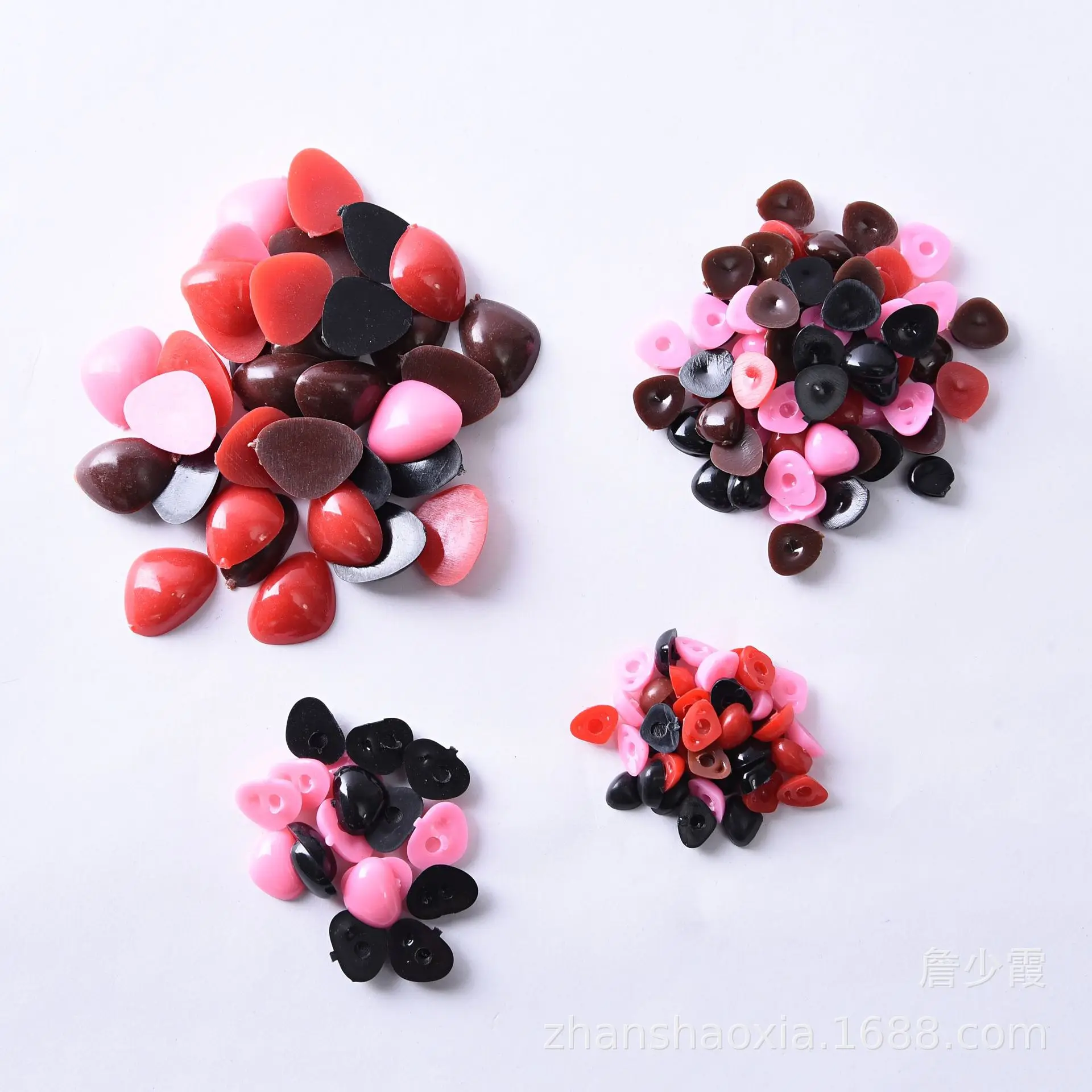 Wholesale Cheap Plastic safety toy noses multicolor plush toy craft crochet doll plastic nose eyes Dolls accessory