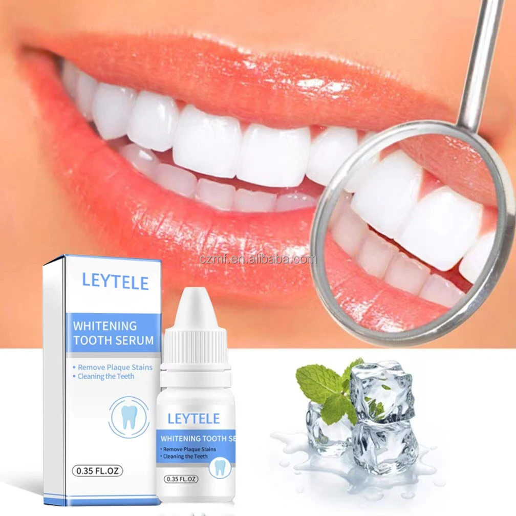 Custom Logo Private Label Professional Easy Fast Removes Plaque Stains Tooth Bleaching for Teeth Whitening Serum