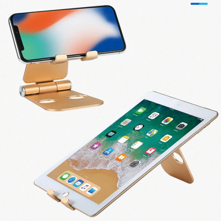 Angle Adjustable Cellphone Stand portable mobile phone holder, folding desktop Holder