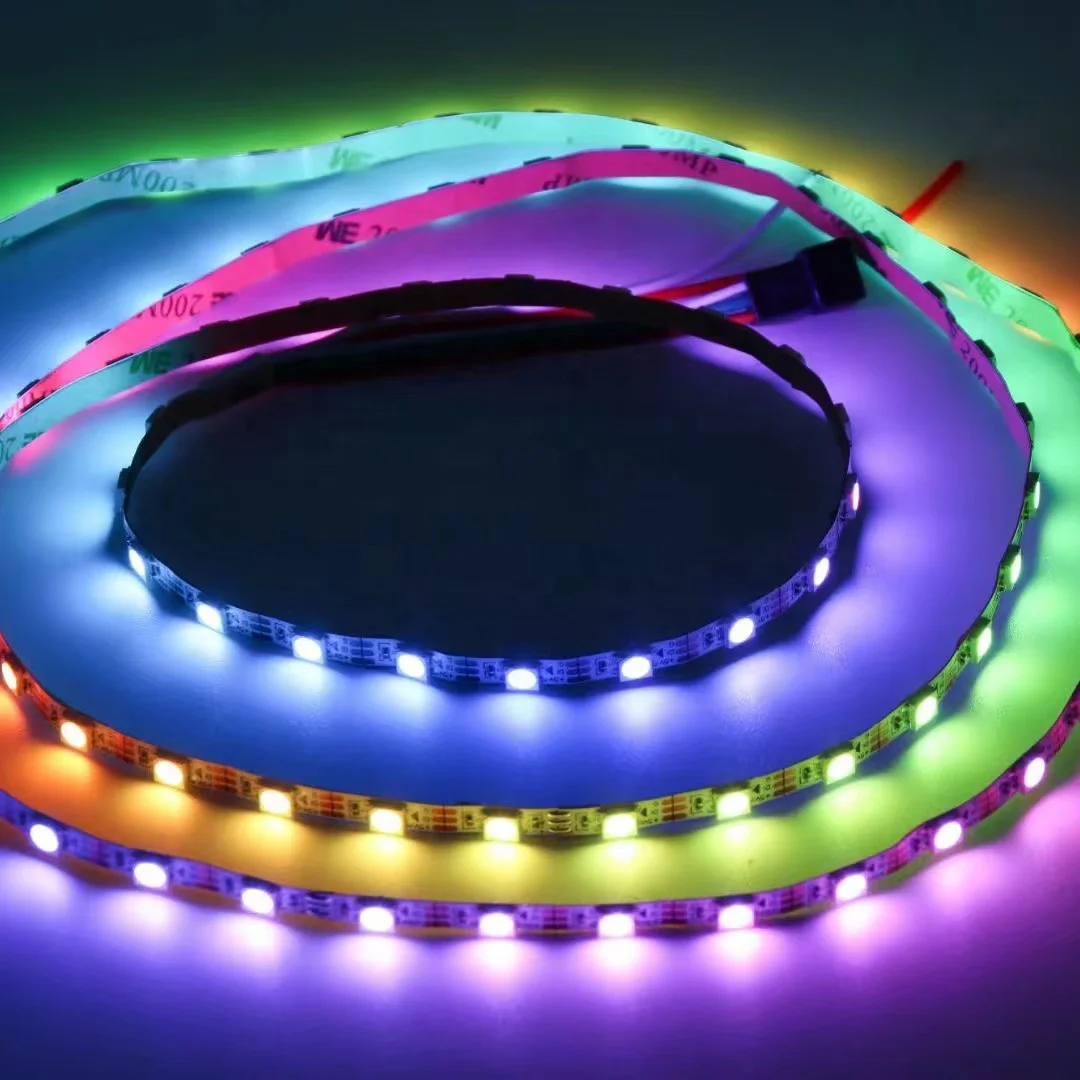 5v RGB LED strip light with sk6812 chip for product
