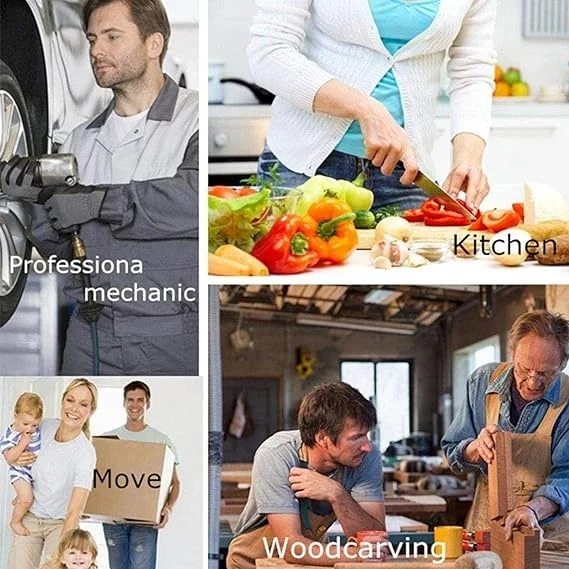 Durable Kitchen Food Grade 5 Protection Safe Cooking Cutting Work Safety Cut Resistant Gloves For Meat Cutting Wood Carving