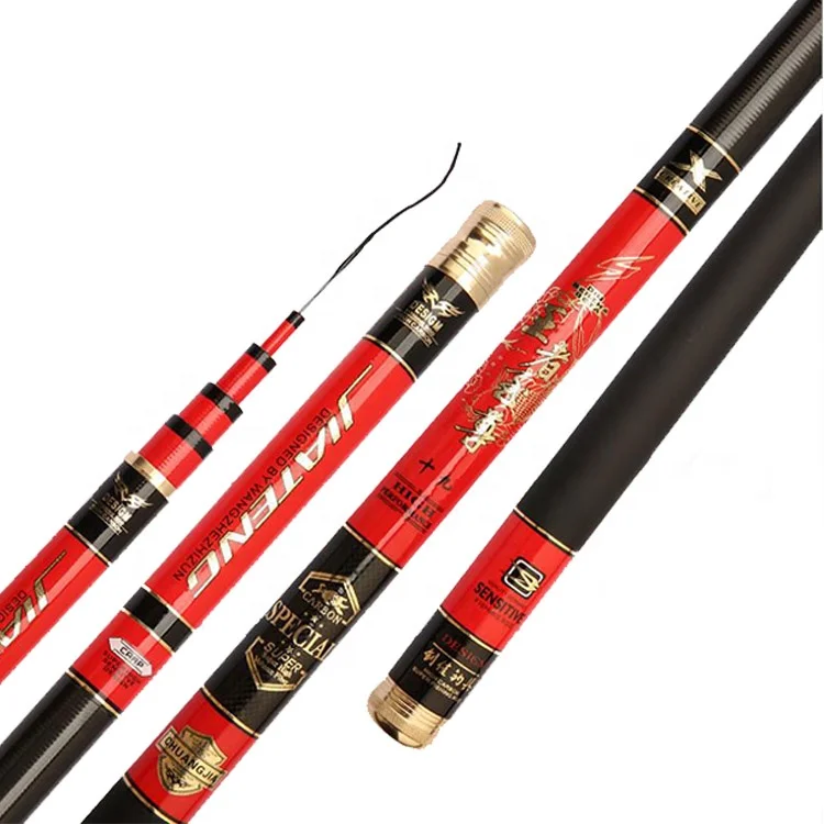 
RED 28 taiwan fishing rod 3.6m3.9m4.5m4.8m5.4m5.7m6.3m7.2m carbon fishing rod 