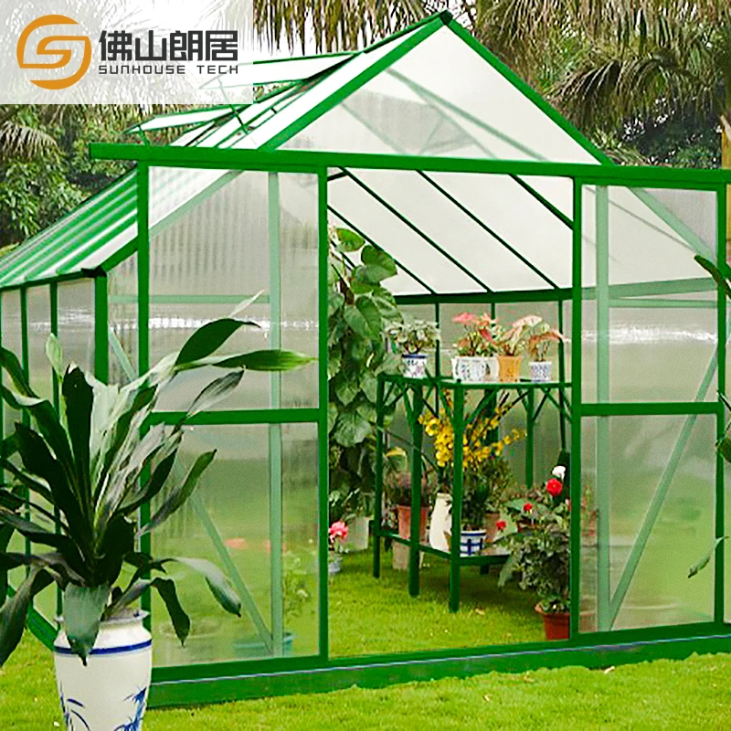 hot sale polycarbonate greenhouse agricultural greenhouses for tomato