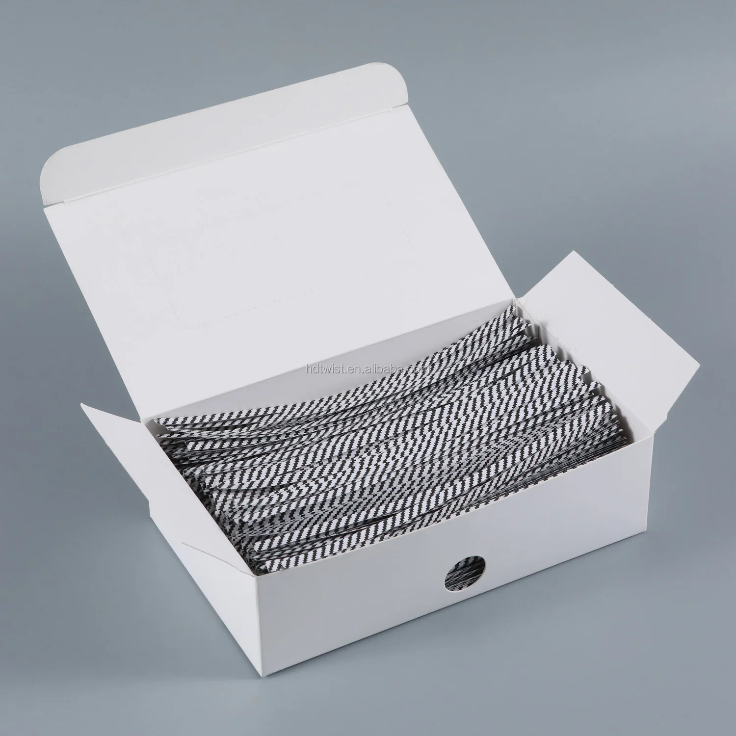 2000pcs Paper Box Twist Tie Packing Twist Lock for Industry Use Band Clip Ties Different Colors