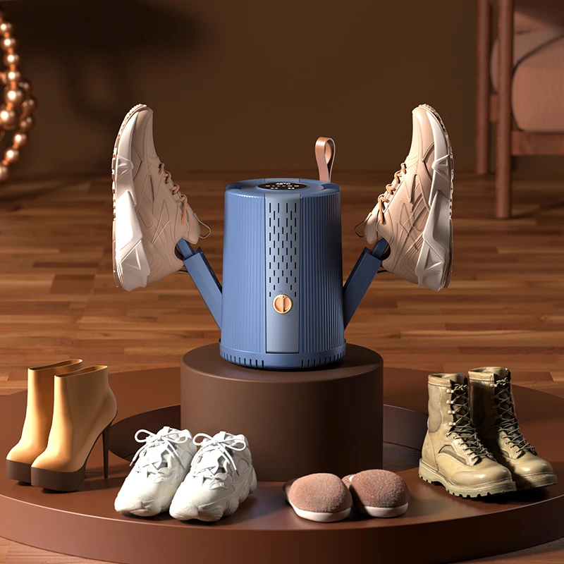 Winter Household NEW Smart Slipper Sock Drying 4 Shoes Foldable 2 Modes Electric UV Boot Ski Shoes Dryer Machine