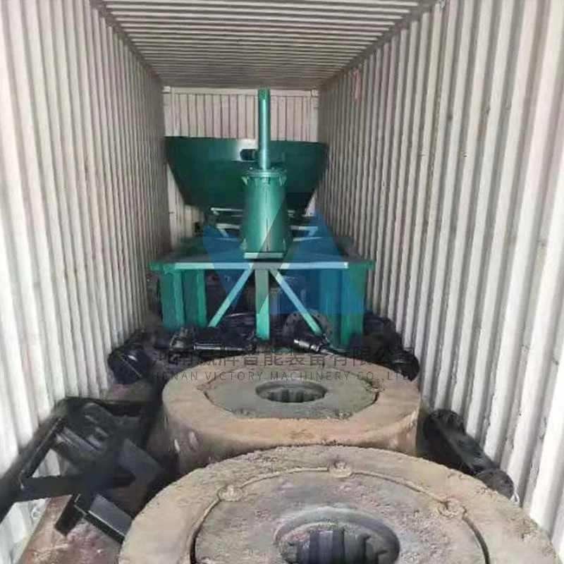 Factory Price 1200 Wet Pan Mill New Construction Gold Grinding Machine with Motor for Ore Magnetic Gravity Separator Application