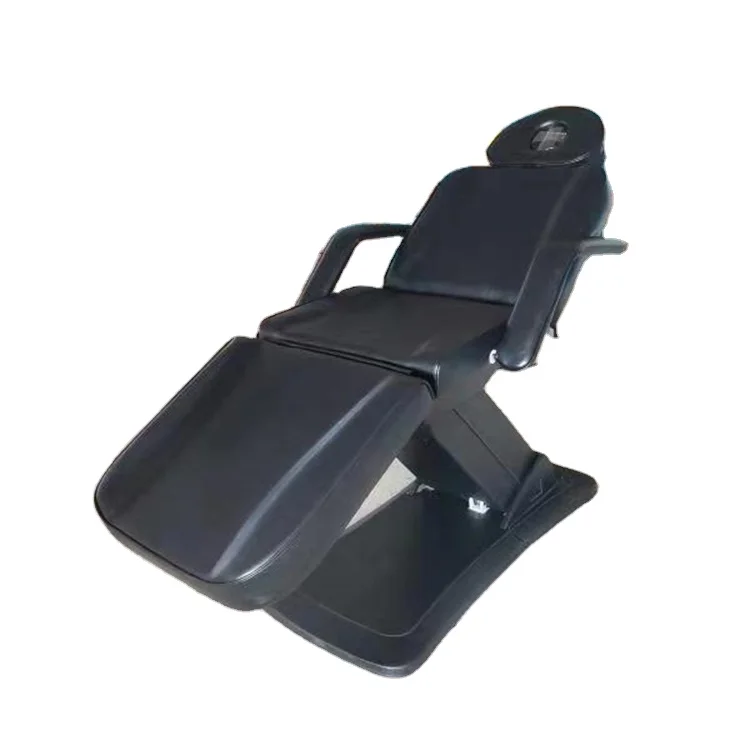 Kisen Cheap price electric beauty spa bed black massage table with 3 motors eyelash facial with CE for beautiful room salon furn