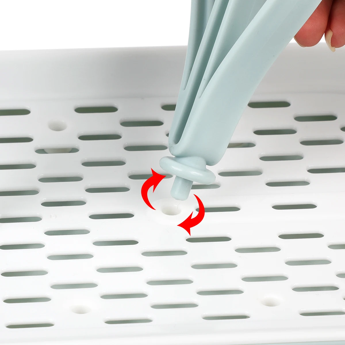 Baby Bottle Dryer Rack with Removable Water Tray Baby Drying Rack Ideal for Bottles, Teats, Cups, Pump Parts Accessories