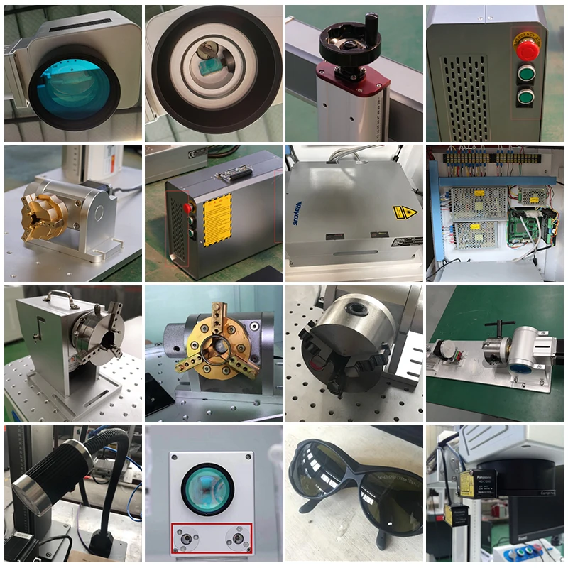 LXF 100w China best brand RAYCUS fiber laser marking machine for metal