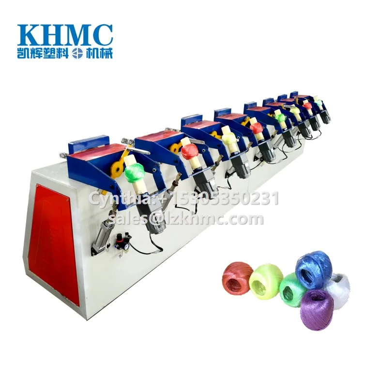 10 головок ПП Сплит пленка пряжи мяч winder полипропиленовый упаковочный шпагат мяч намоточная машина для продажи