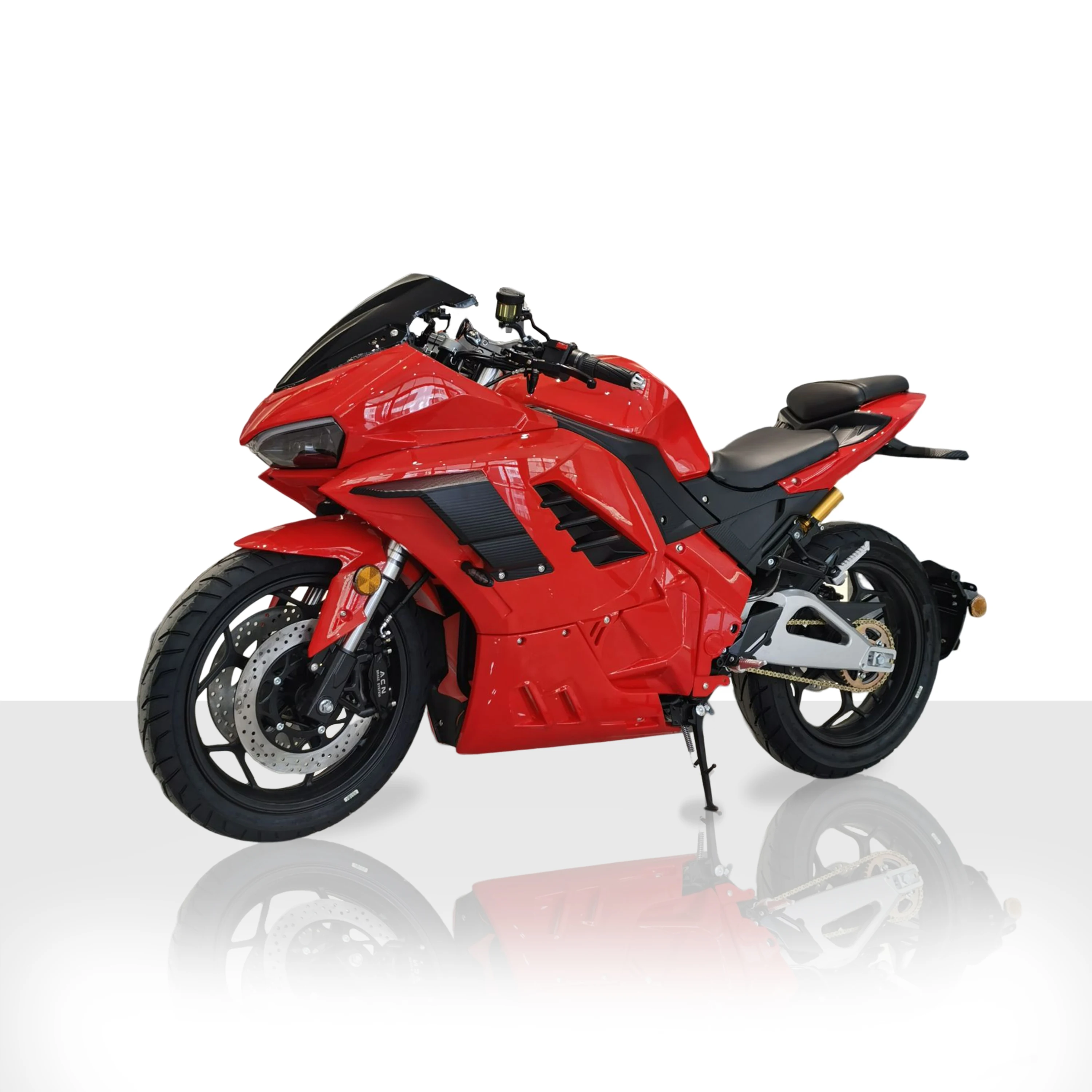 Central Motor 4000W Chain Moto Power Drive 140km/h Top Speed Electric Motorcycle