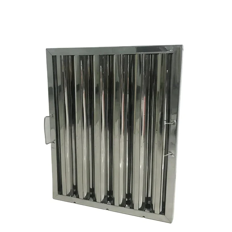 kitchen exhaust hoods stainless steel baffle grease filter