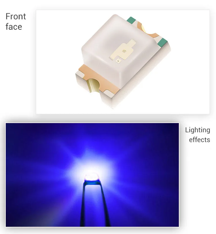 Jstronic LED diode 2012 1.5Hz blinking 0805 single flashing color smd led chip beads
