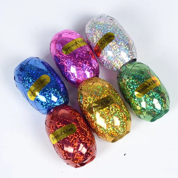 
Good quality plastic christmas curly ribbon egg, gift packaging home decoration ribbon eggs 