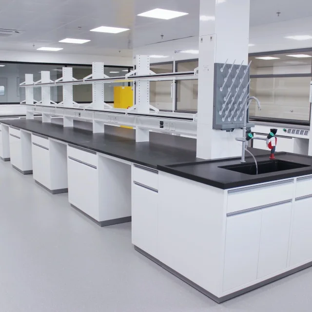 laboratory furniture medical chemicals laboratory table and chairs for schools epoxy resin steel lab bench