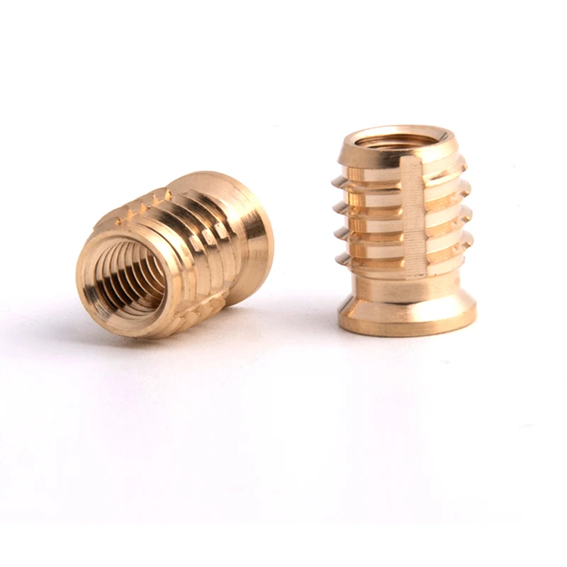 Внутренние и внешние зубья Медная гайка самонарезающая втулка для винтов TTH замок самонарезающие вставные