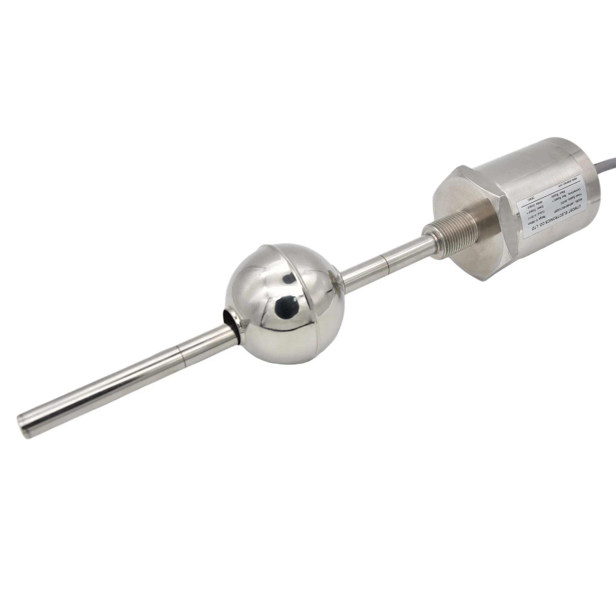 Factory manufacture  1m stroke magnetostrictive fuel level sensor with analog output