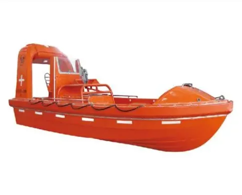 China CCS Approved fiberglass 4.5M high speed rescue boat lifesaving boat with 60HP outboard engine