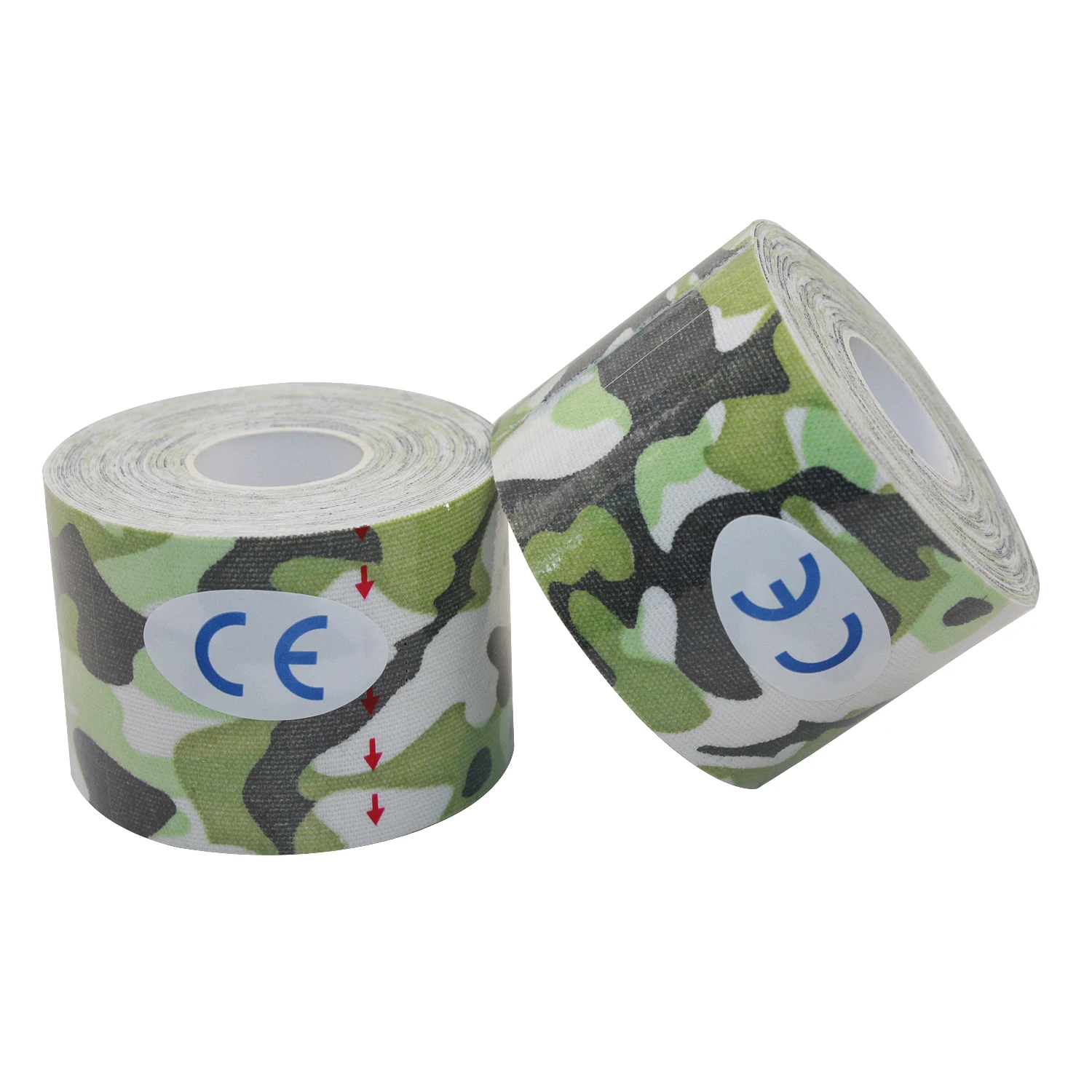 Оптовая продажа, хлопковая камуфляжная Спортивная терапия, гибкая лента, Кинезиология