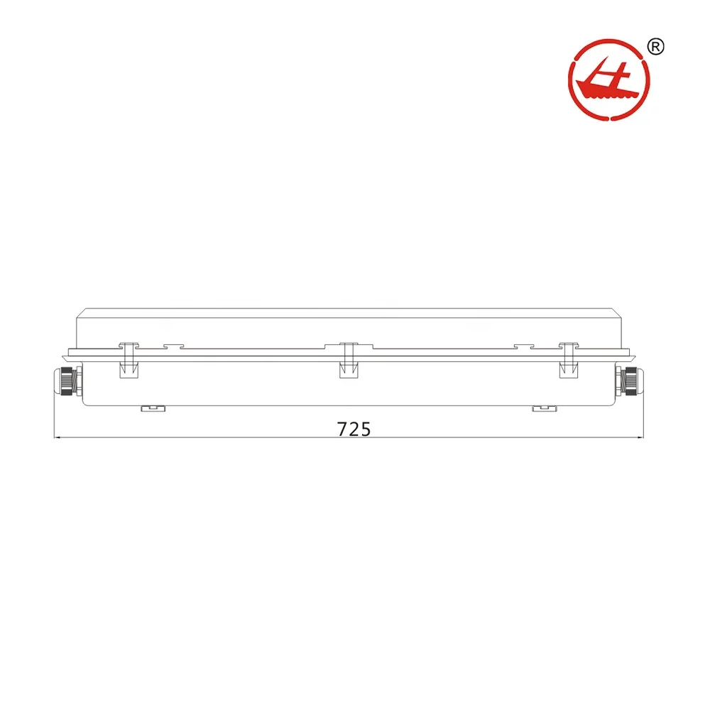  Huaji JCY21-2L IP66 LED морской высокое качество Dual Drive двойной источников света подвесной светильник для душевой кабины туннель трубопровода прогноз
