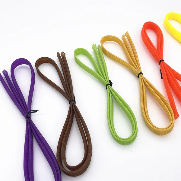 Заводская поставка, разные длины, ПЭТ, расширяемый плетеный рукав для электронного устройства