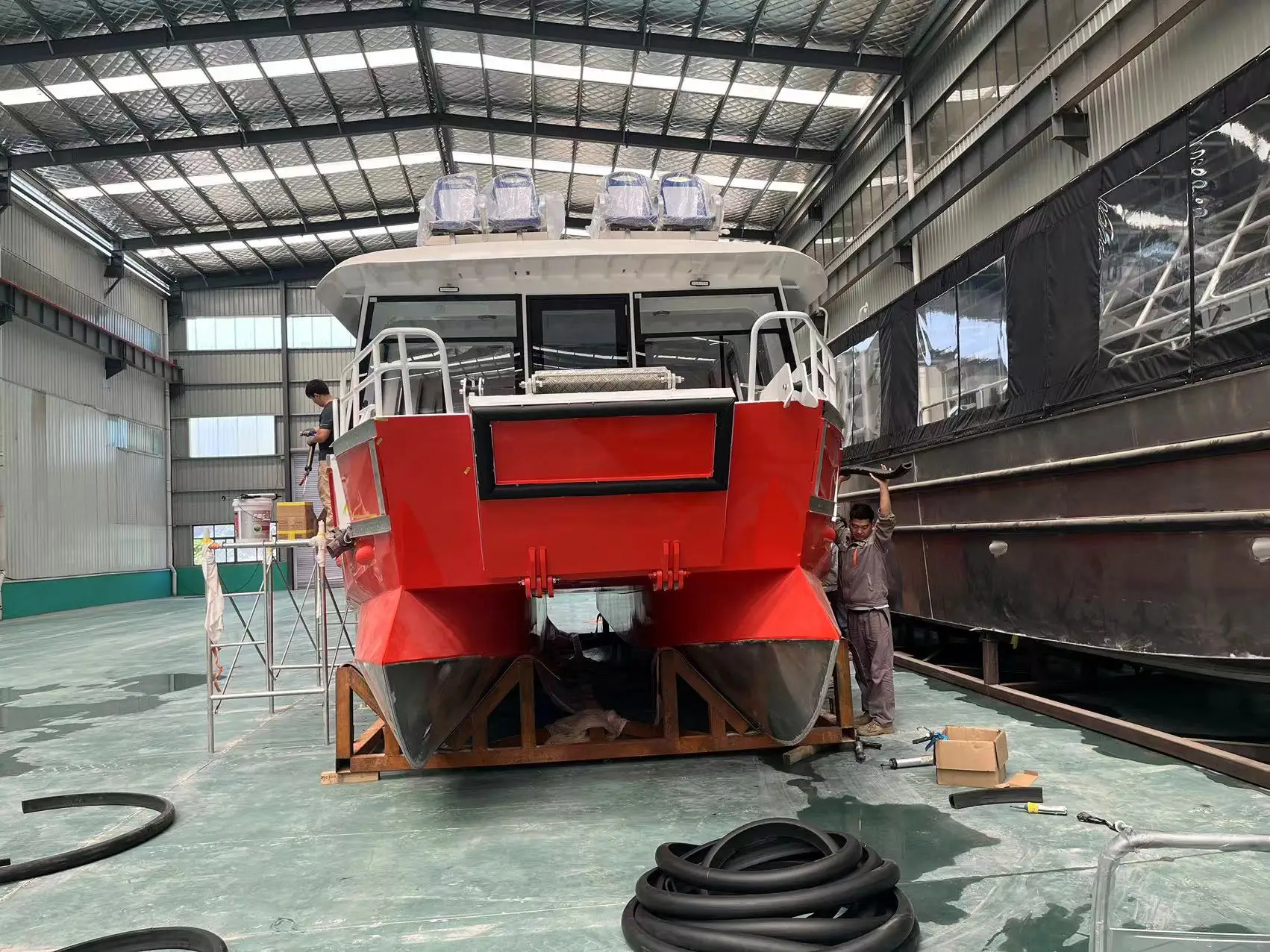 11.6m alloy ferry ship aluminum catamaran passenger boat for sale
