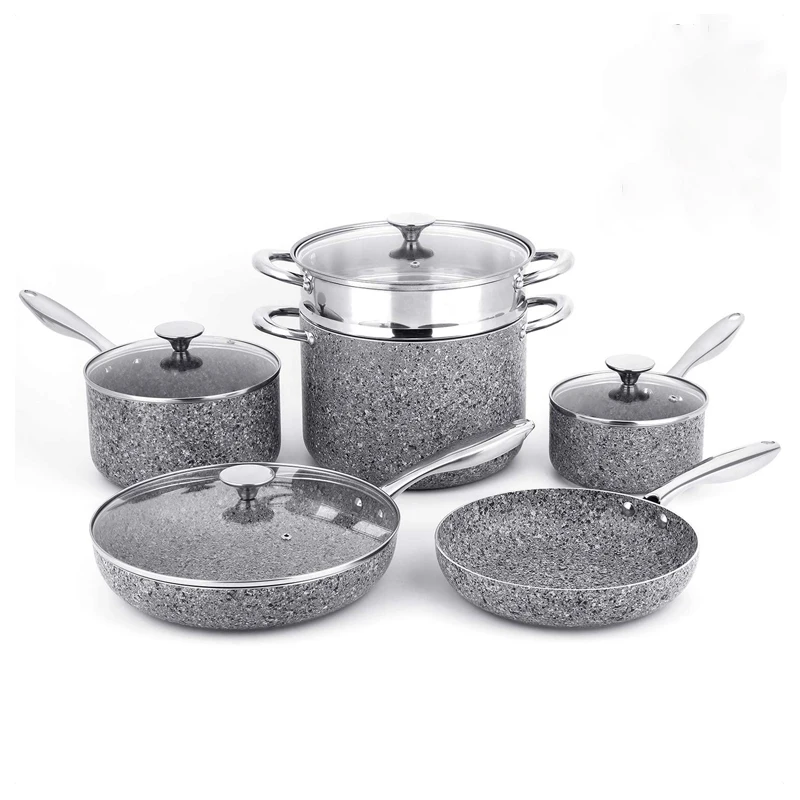 Cast Iron Kitchen Wares Stainless Steel Pot For Cooking Cookware Set