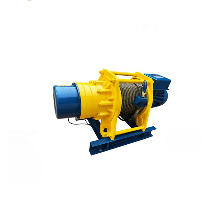 60m/100m Single Speed Pendant Control /  Wireless Remote Control 1 Ton Electric Winch