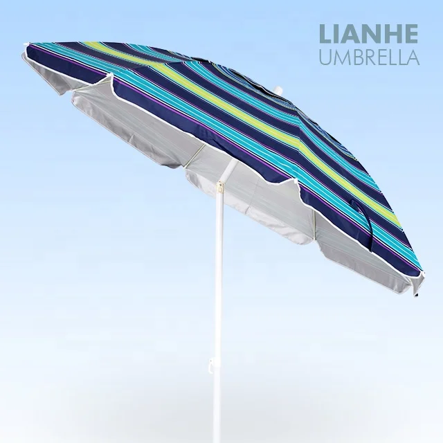 High Quality Fashionable  Parasols OEM logo printed  Sun Umbrella Outdoor Beach Umbrella Beach
